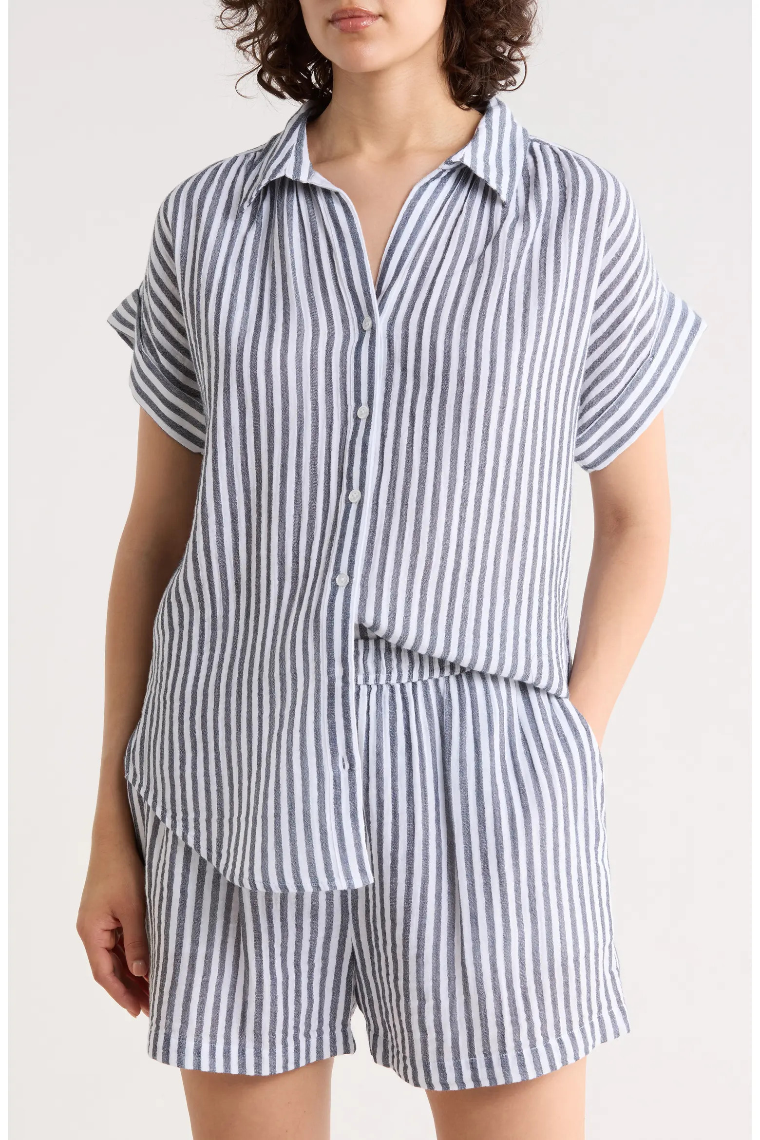 Duo Gauze Button-Up Shirt (Women) | Nordstromrack | Nordstrom Rack