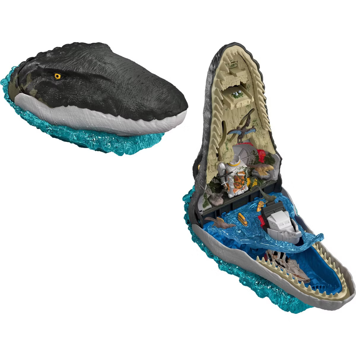 Jurassic World Rebirth Deluxe Mosasaurus Playset, 7 Interactive Features & Sound FX, 6 Micro Figu... | Target