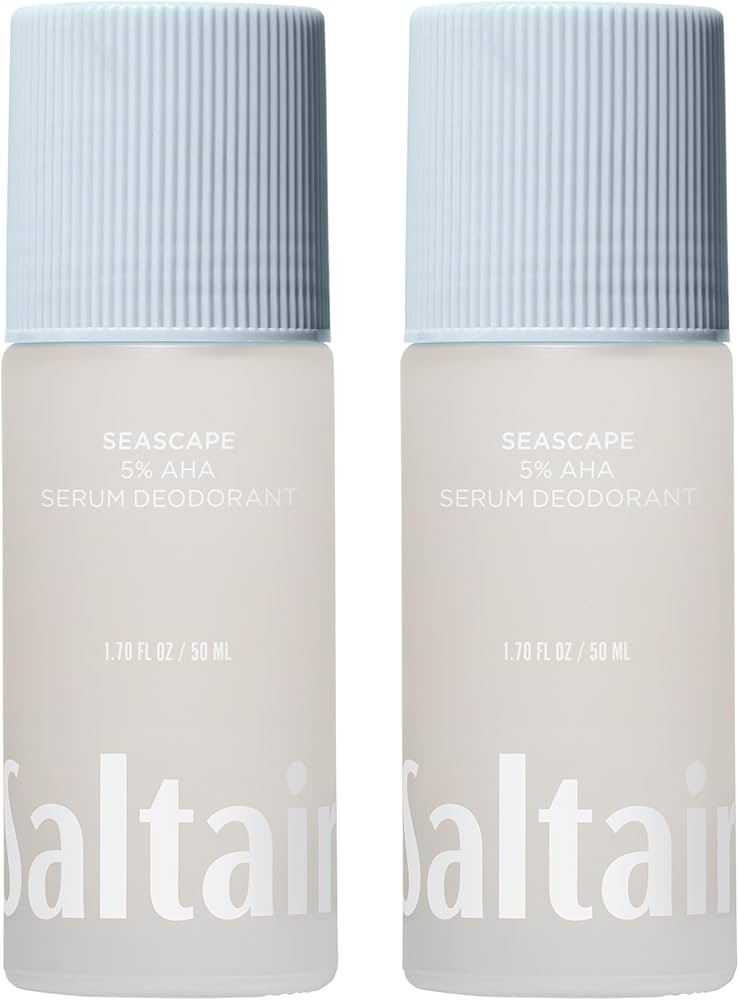 Saltair Serum Deodorant 2 Pack – 5% AHA – Aluminum-Free Odor Control for Women & Men – Mand... | Amazon (US)