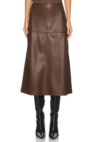 ASTR the Label Yuria Skirt in Brown from Revolve.com | Revolve Clothing (Global)