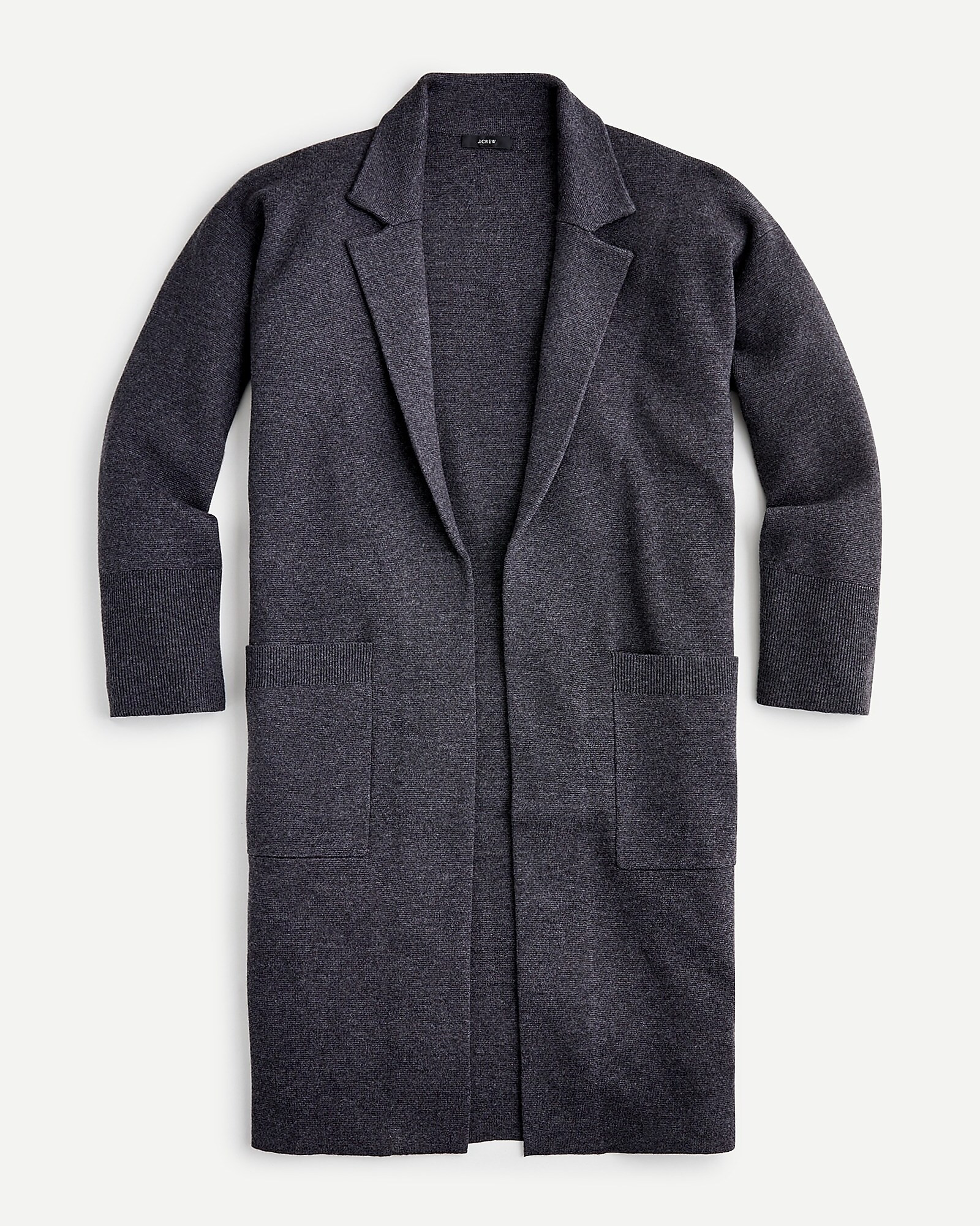 Ella open-front long sweater-blazer | J. Crew US