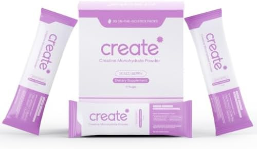 Create Single Serve Creatine Monohydrate Powder – 5g Creapure Creatine | Redefining Strength, E... | Amazon (US)