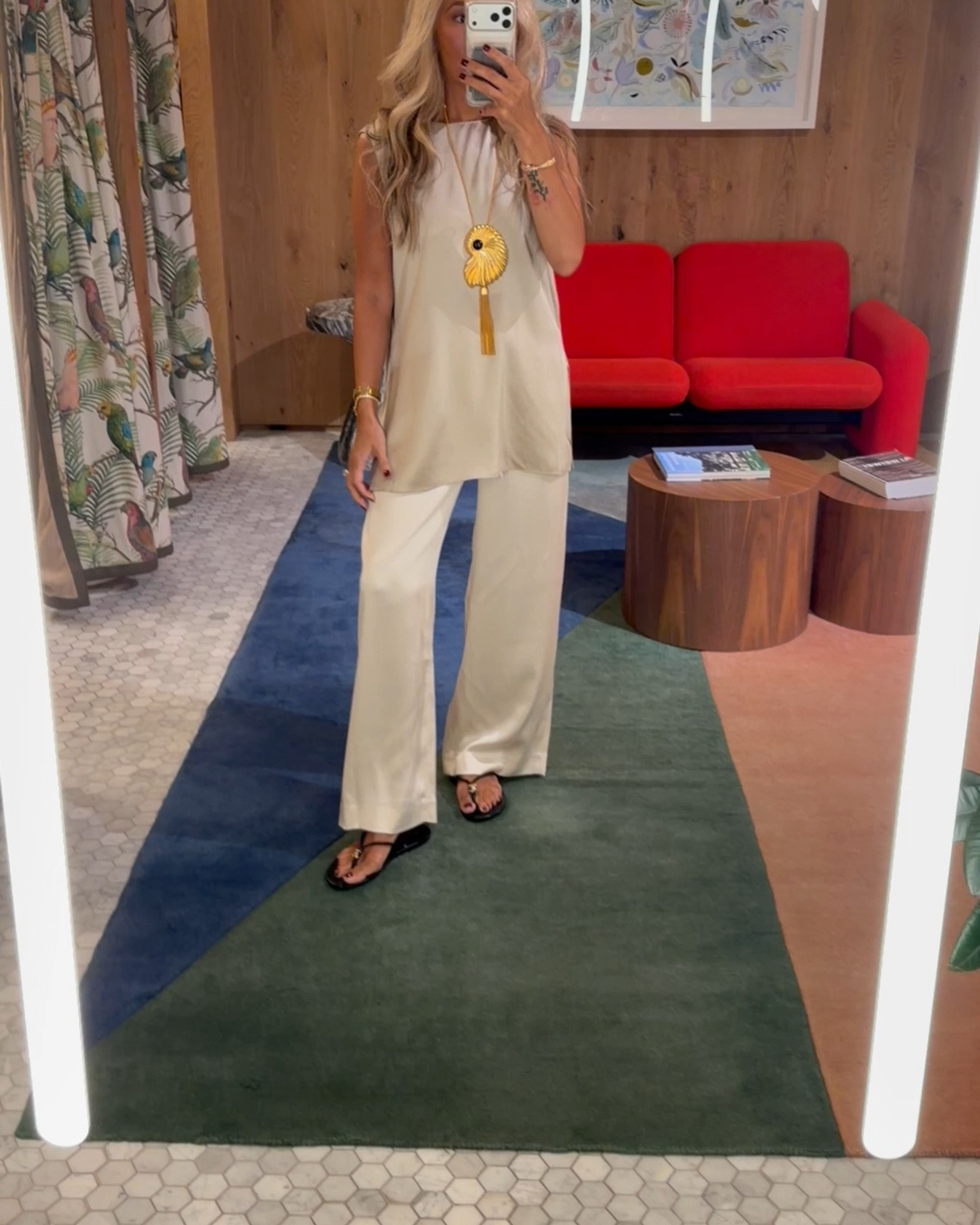 Ok this outfit. Wanting to wear this top as a mini dress but with the satin pants? YES. 🙌🏽  XS short pants, XS top

#LTKSeasonal #LTKPetite #LTKootd