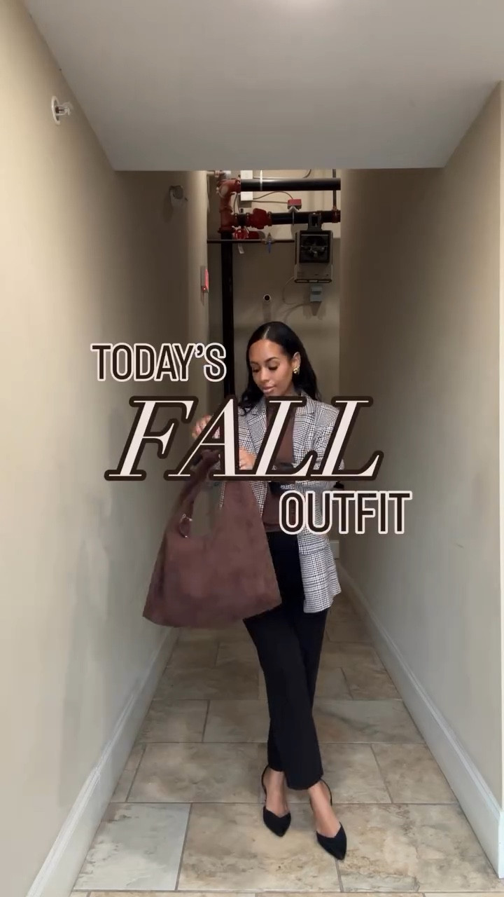 This look is giving fall vibes🤎🖤

I’m loving how this brown + black business casual outfit reflects the season I’m in. Intentional, grounded, and ready to show up. 🍂

Follow along @sheyymorales for more style, faith, and everyday inspiration!

#falloutfitideas #falloutfitinspo #fallstyles #faithandfashion #curvymomstyle #momstyle #confidenceinChrist #momstyleinspo 

Shoes: @justfabonline 
Pants: @hm 
Top: @tjmaxx 
Blazer @zara 
Purse: @target 
.