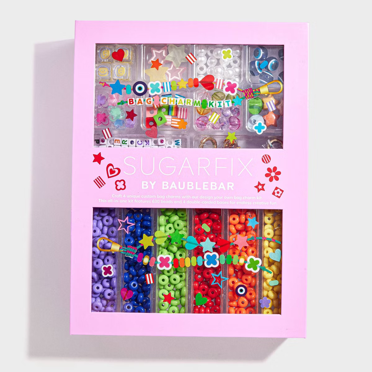 SUGARFIX by BaubleBar 4ct Beaded Bag Charm Craft Kit Gift | Target