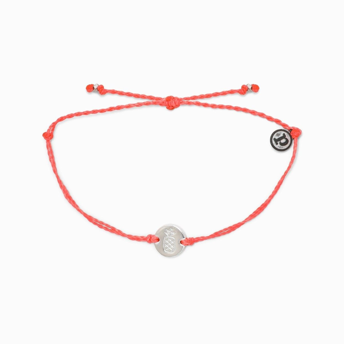 Silver Pineapple Coin Charm | Pura Vida Bracelets