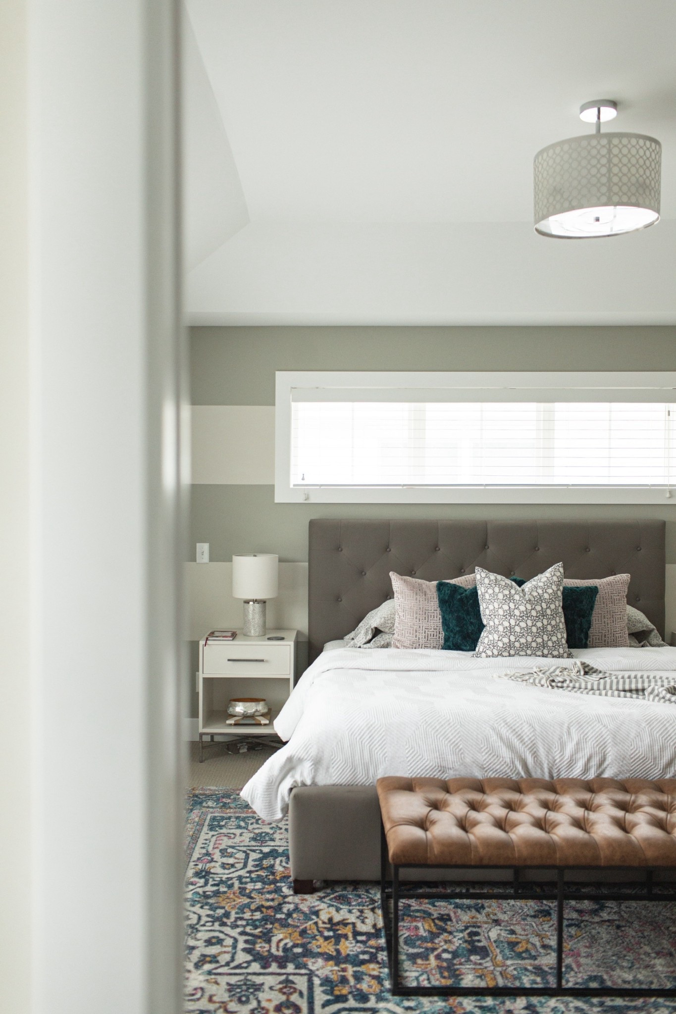 Cozy neutral bedroom from my last home. And several pieces are on sale including the leather tufted ottoman, the colorful area rug, and the duvet insert!

#LTKFindsUnder50 #LTKHome #LTKSaleAlert