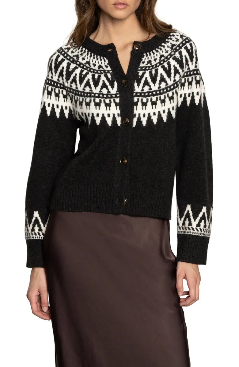 Fair Isle Crewneck Cardigan | Nordstrom