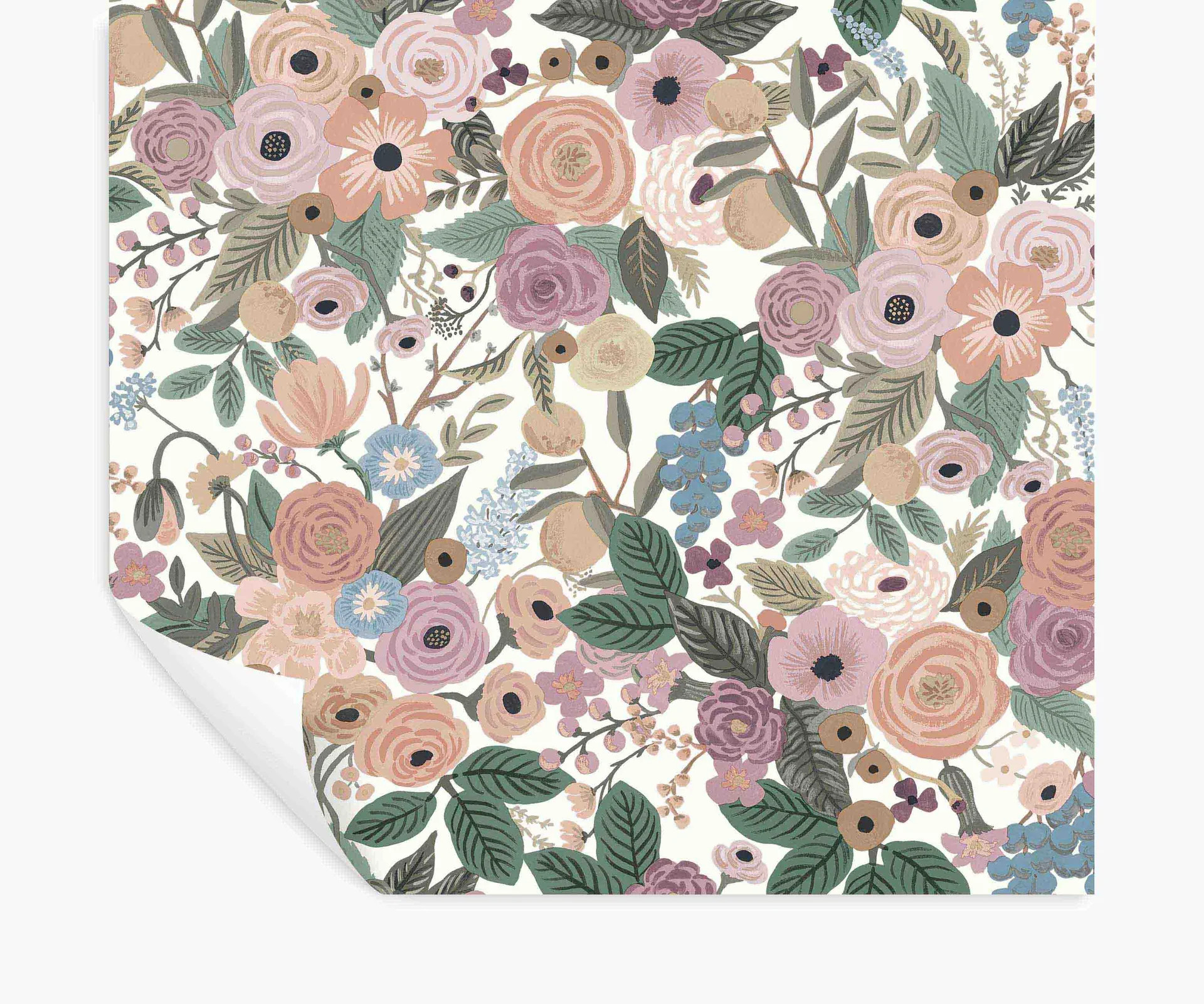 Garden Party Peel & Stick Wallpaper - Blush Multi | Rifle Paper Co.