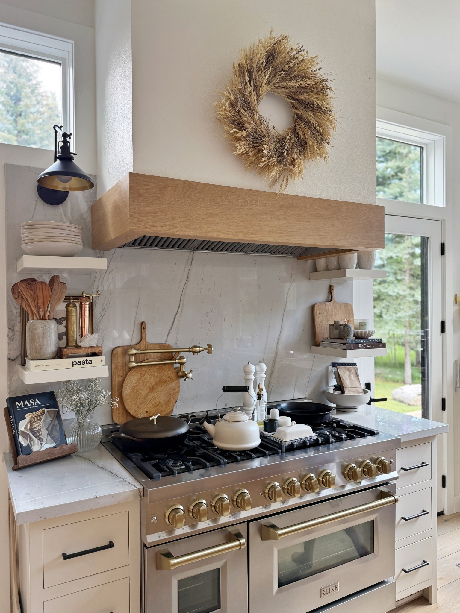 Neutral home 🤍🤎 kitchen range styling 

Amazon decor
Cooking 
Stove 

#LTKFindsUnder100 #LTKHome