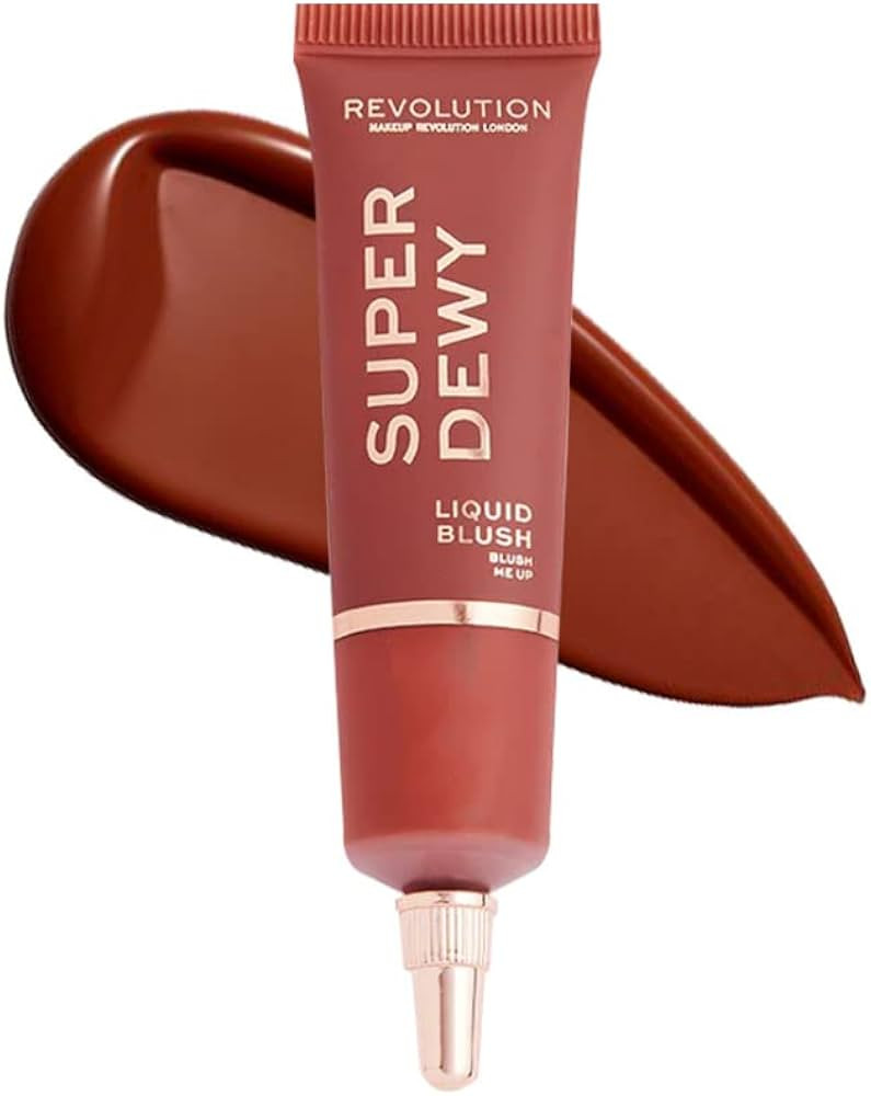Revolution Beauty, Superdewy Liquid Blush, Richly Pigmented & Buildable, Blendable Formula, Blush... | Amazon (US)