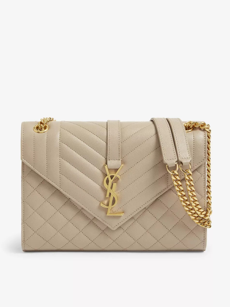 Monogram quilted leather satchel | Selfridges