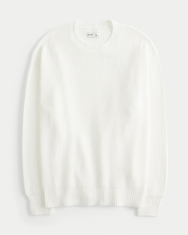 Oversized Crew Sweater | Hollister (US)