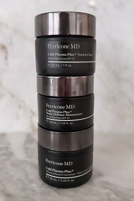 This deal is unlike anything I have ever seen. You get 3 different cold plasma products for the lowest price I have ever seen. $139 today - $439 if bought separately - but $139 today. You get 3 amazing anti aging skincare products for less than the price of one. Use the code: HELLO20 for $20 off your first order. 

This is Ashley’s new favorite neck cream! 

@qvc @perriconemd #ad #loveqvc 

#LTKbeauty #LTKsalealert