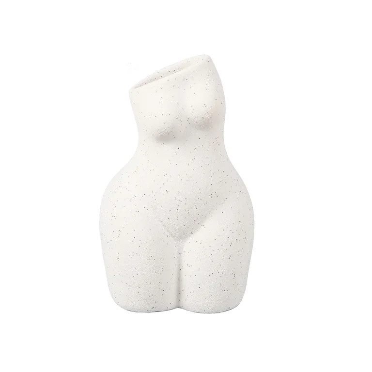 Flora Bunda 5"H Curvy Lady Ceramic Vase | Walmart (US)
