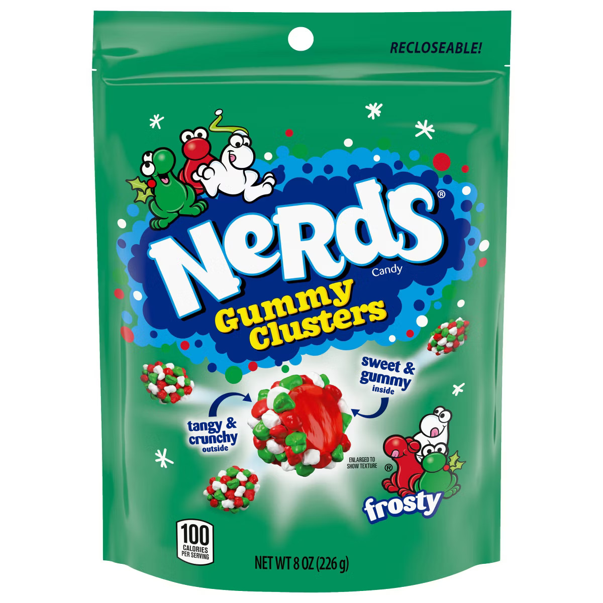 Nerds Christmas Gummy Candy Clusters Stocking Stuffers - 8oz | Target