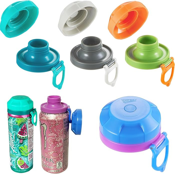 4 Pack Magnetic Soda Can Lids – Reusable Airtight Can Covers, BPA-Free, Easy to Use, Keep Drink... | Amazon (US)