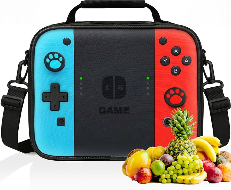Insulated Lunch Box for Boys Girls, Game Lunch Bag for School Work Office Travel Picnic Hiking Be... | Amazon (US)