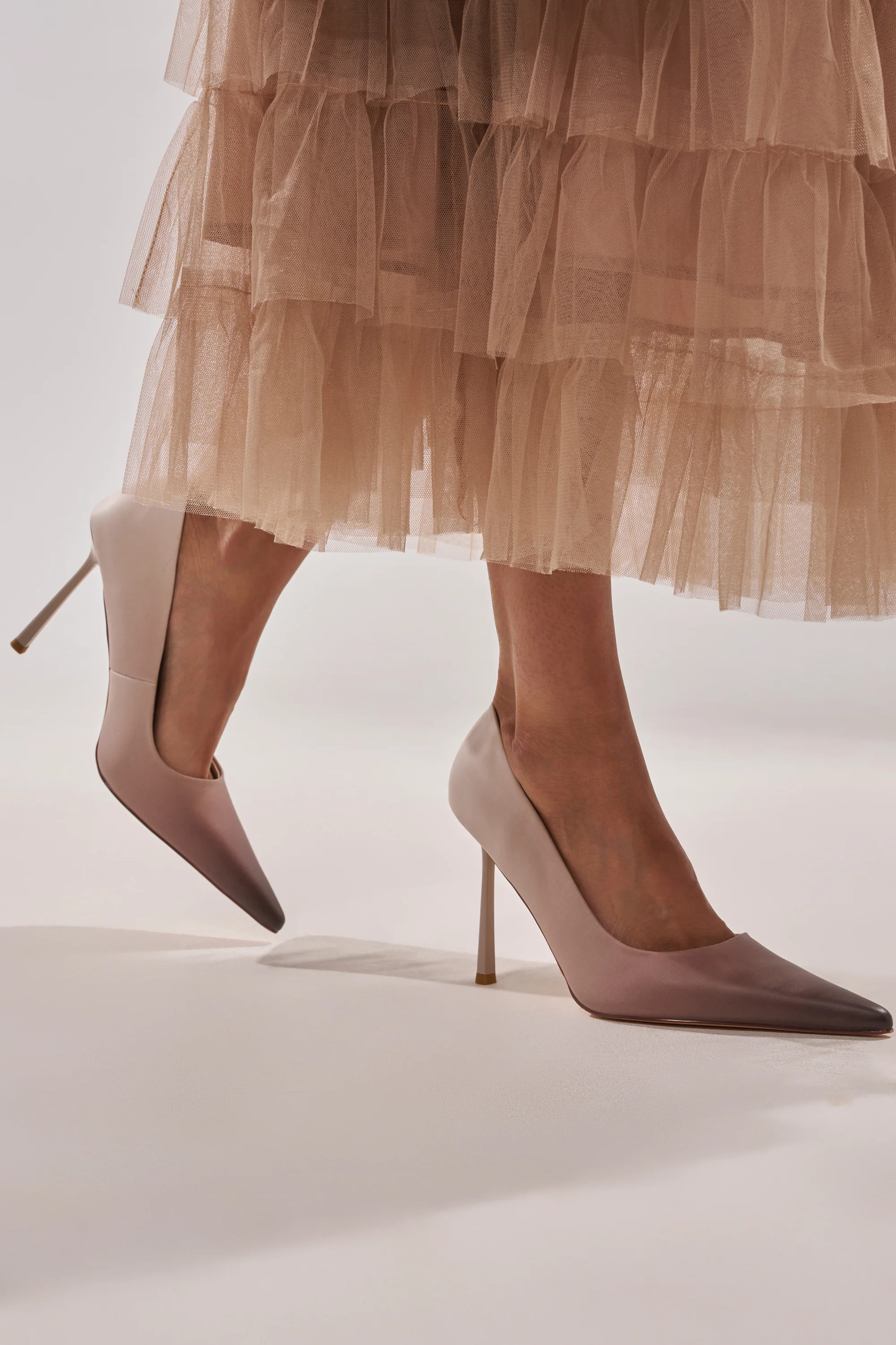 AZALEA WANG BROWN OMBRE EFFECT STILETTO PUMP | AKIRA
