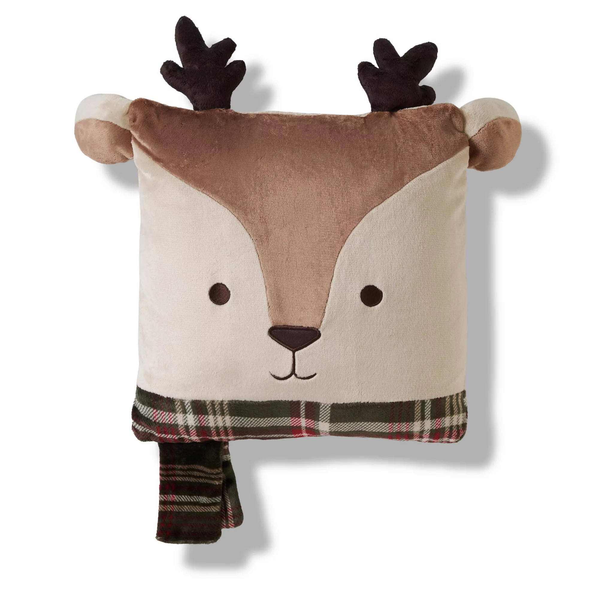 Cuddl Duds® Square Reindeer Throw Pillow | Kohl's