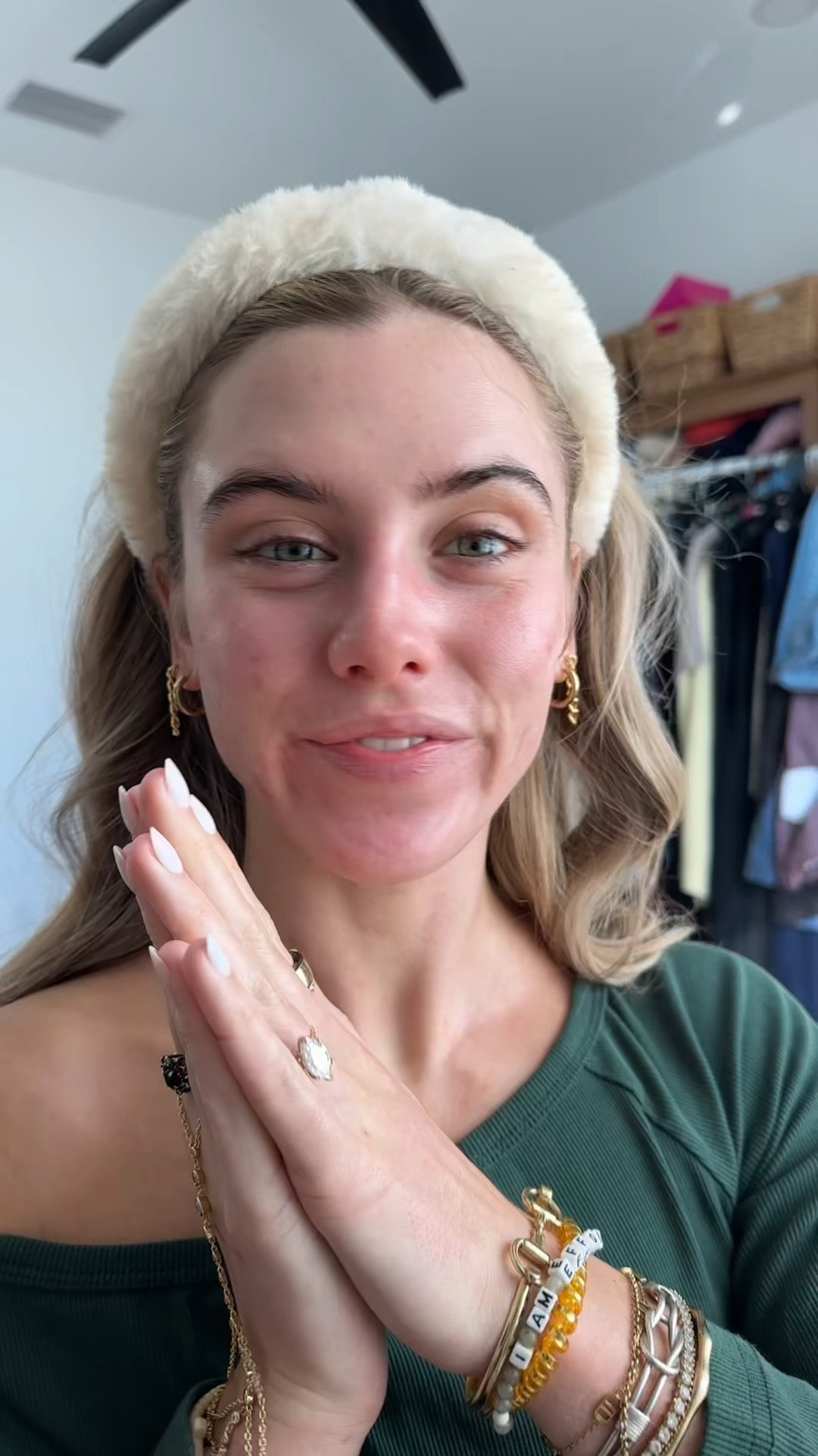 get ready with me! 😌💓 skin needs to be hydrated so bioron calendula cream and eye patches for prep before my dibs beauty LoveBeam perfector shade 2. I also recommend the erborian cc red correct for dark scarring. Natasha Denona foundation shade N6. Makeup by Mario cream bronzer shade medium. Makeup by Mario shade rose crush. Huda beauty duo loose powder shade cherry peach. Natasha Denona concealer shade N2. Maybelline super lock clear brow gel. Dibs beauty baked bronzer shade caramel cappuccino. Haus labs hibiscus haze powder blush. Huda beauty lip stain liner shade deep brown. Olehenriksen pout preserve glimmer peptide lip treatment shade glimmer crème brûlée. L’Oréal Paris 3 second setting mist setting spray. Maybelline colossal bubble mascara. Dibs beauty setting spray. Makeup by Mario lip liner shade pinky brown  

#LTKFindsUnder50 #LTKBeauty #LTKgrwm