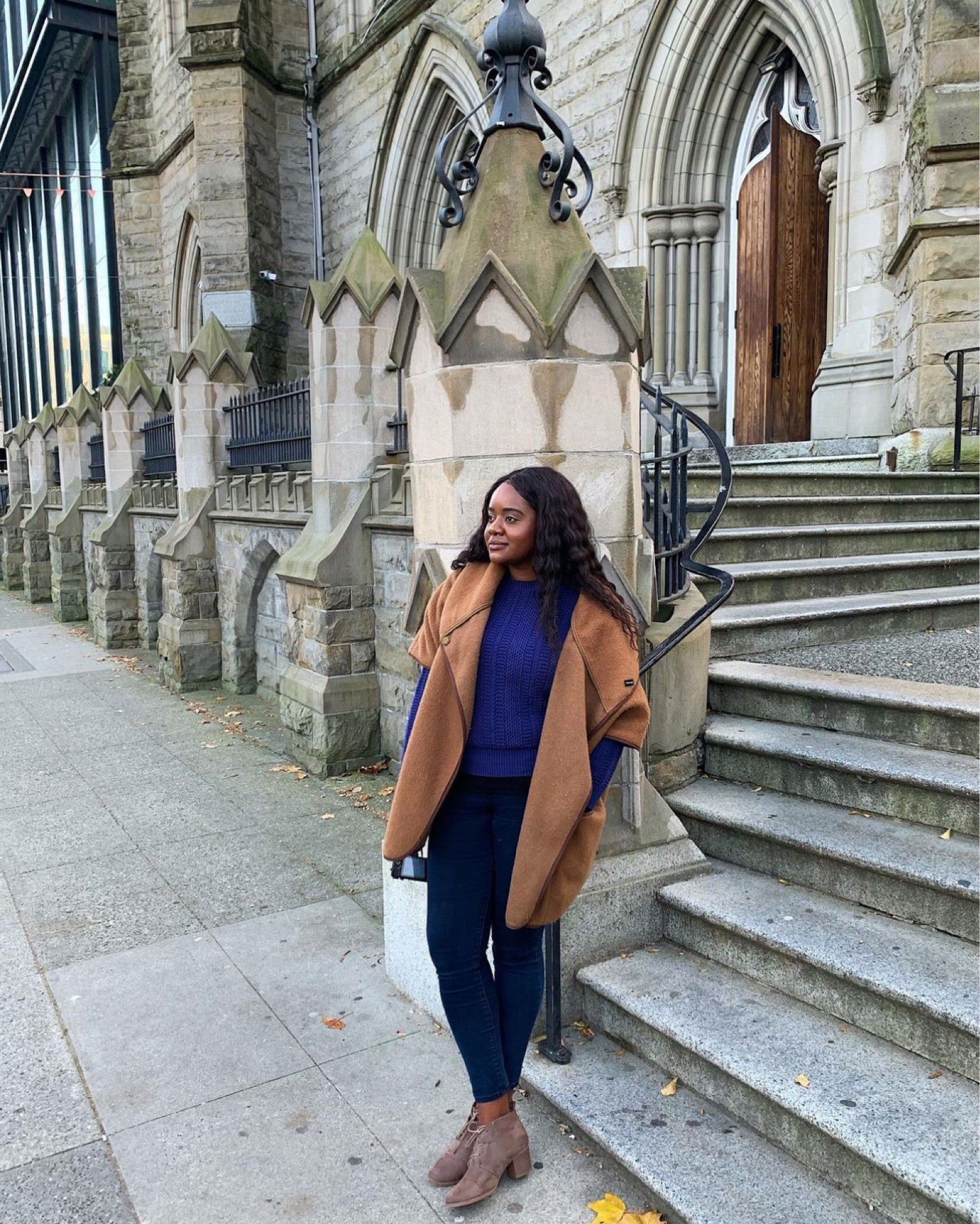 Brown and Navy for a clean winter silhouette 

#LTKstyletip #LTKplussize #LTKmidsize