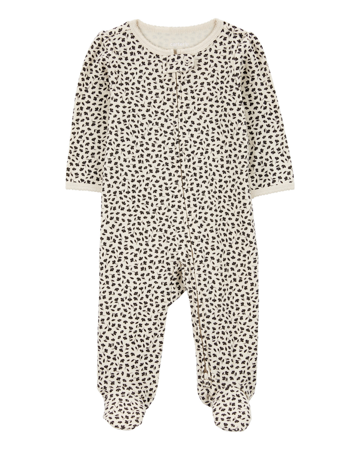 Baby Floral 2-Way Zip Cotton Sleep & Play Pajamas - Carter's | Carter's | Carter's Inc