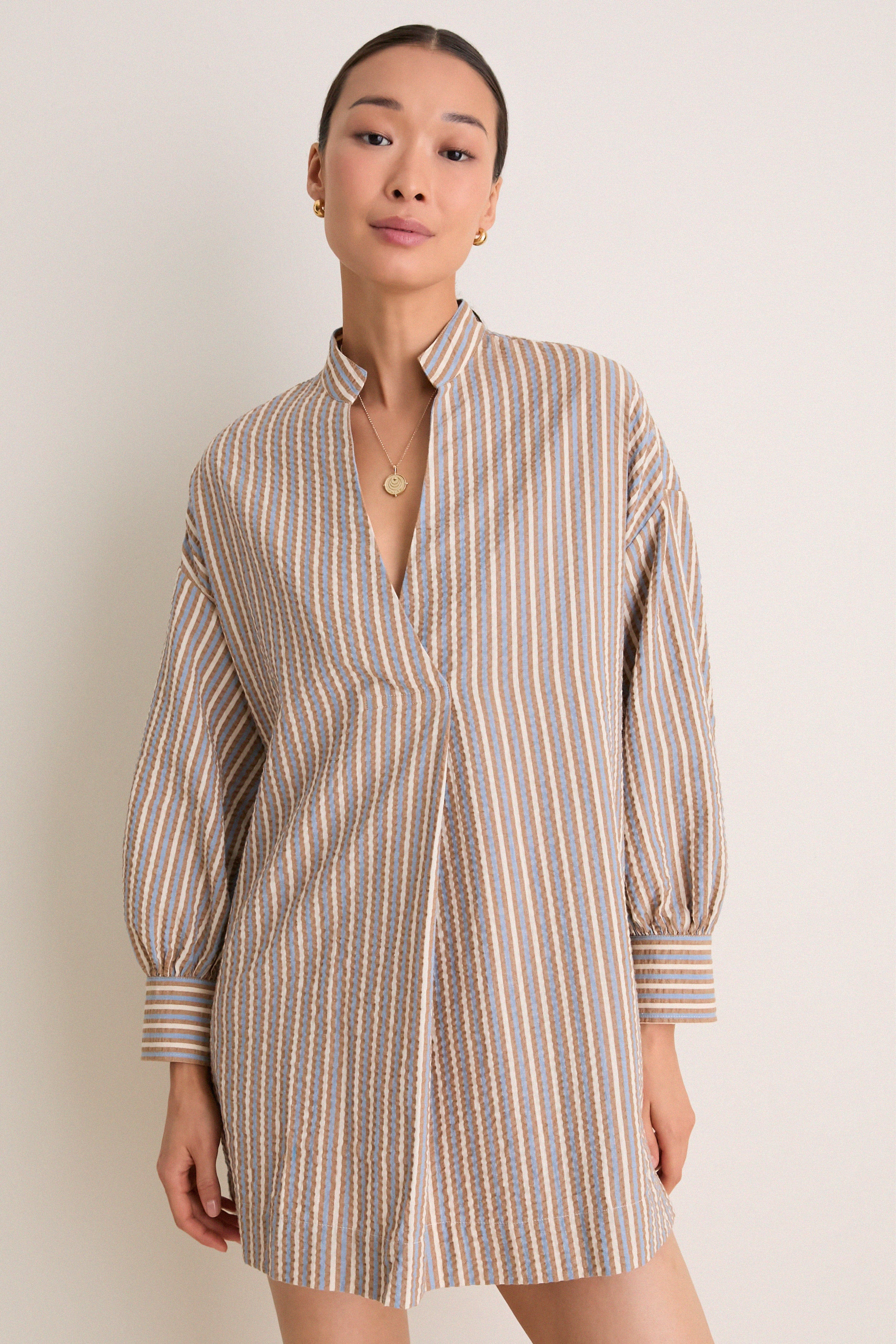 Siena Cotton Stripe Mia Dress | Tuckernuck (US)