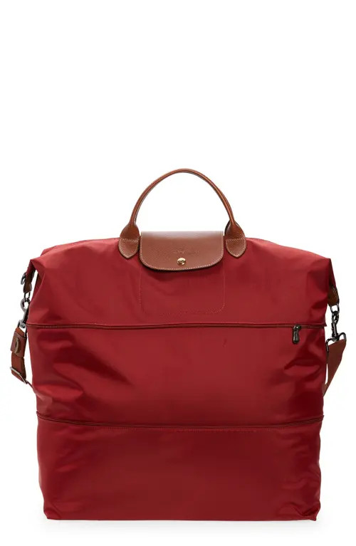 Longchamp 21-Inch Expandable Travel Bag in Red at Nordstrom | Nordstrom