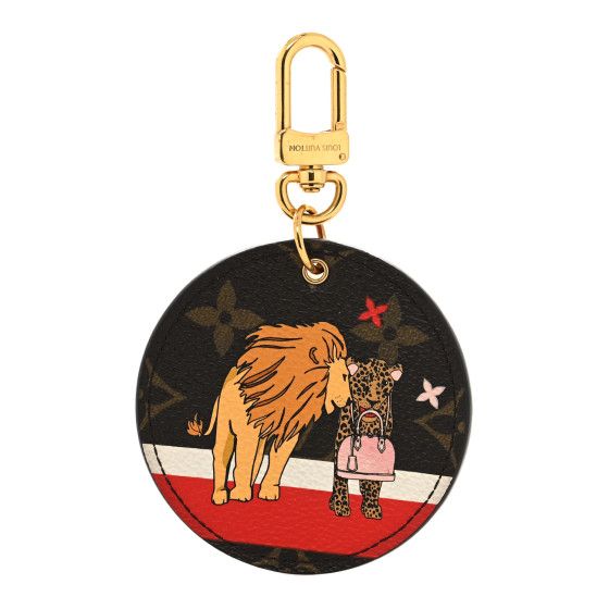 Monogram 2018 Christmas Animation Cats Bag Charm Key Ring | FASHIONPHILE (US)