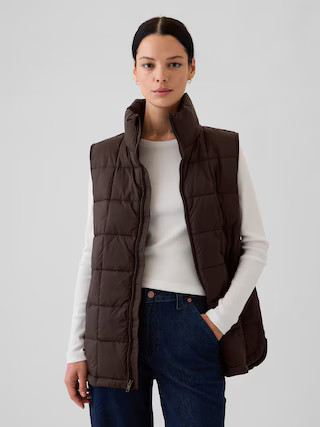 Recycled Lightweight Quilted Puff Vest | Gap | Gap (US)