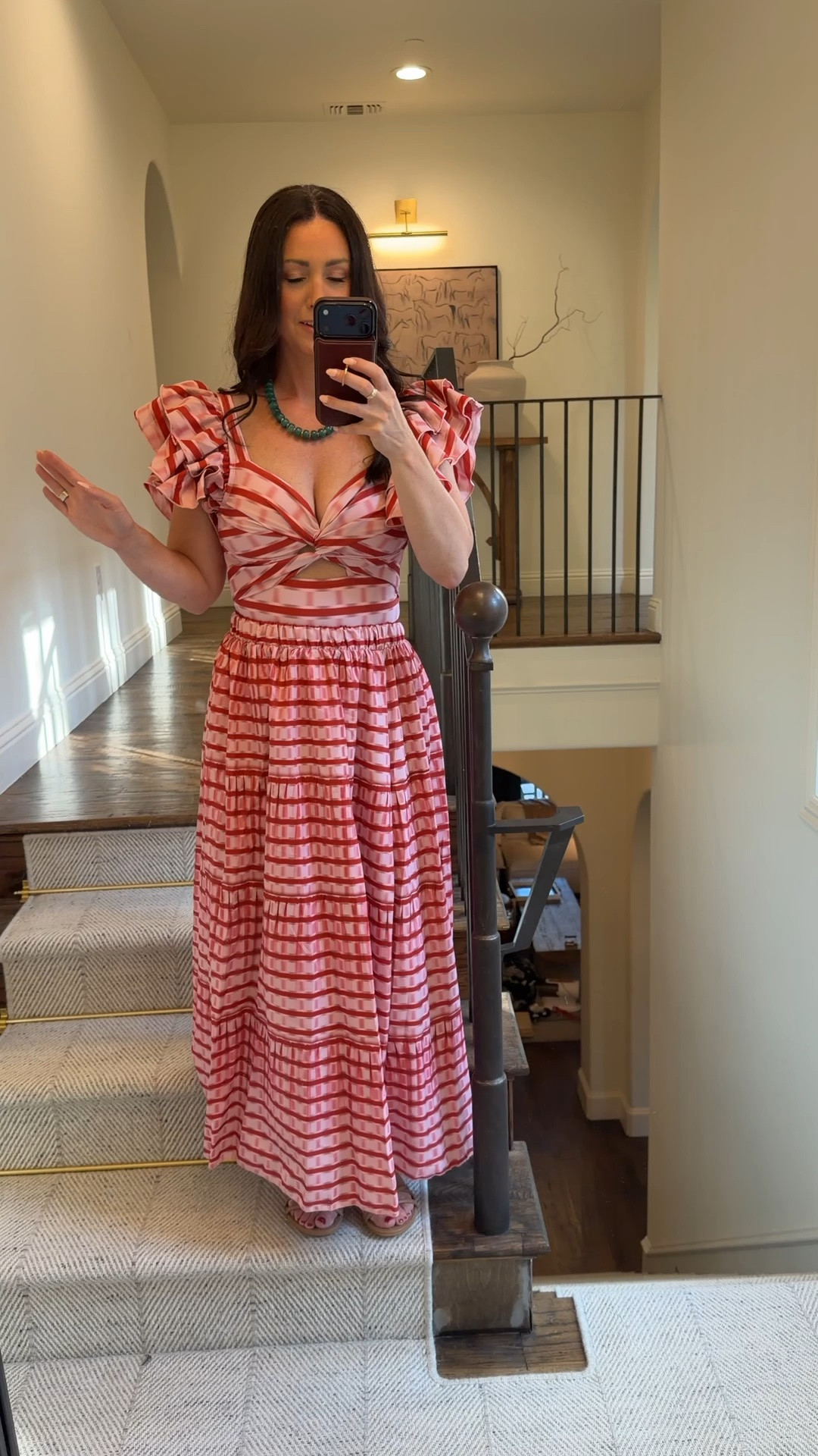 This is such a fun swimsuit and matching skirt set from Amazon! Could definitely pass for a dinner outfit too! You can always wear the skirt separately. Wearing a medium.

#LTKSeasonal #LTKOver40 #LTKSwim