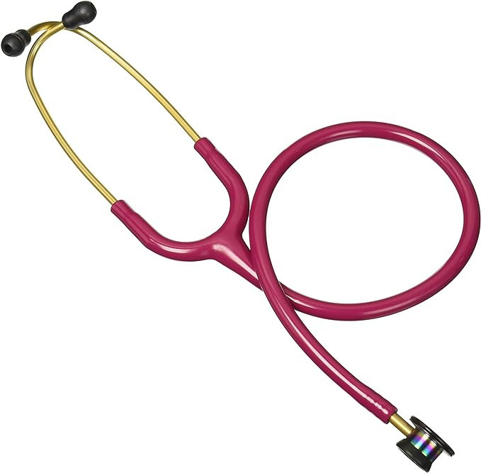 3M 2157 Littmann Classic II Infant Stethoscope, Rainbow-finish Chestpiece, Raspberry Tube, 28" | Amazon (US)