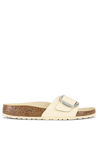 Madrid Big Buckle Sandal in High Shine Butter Leather | Revolve Clothing (Global)