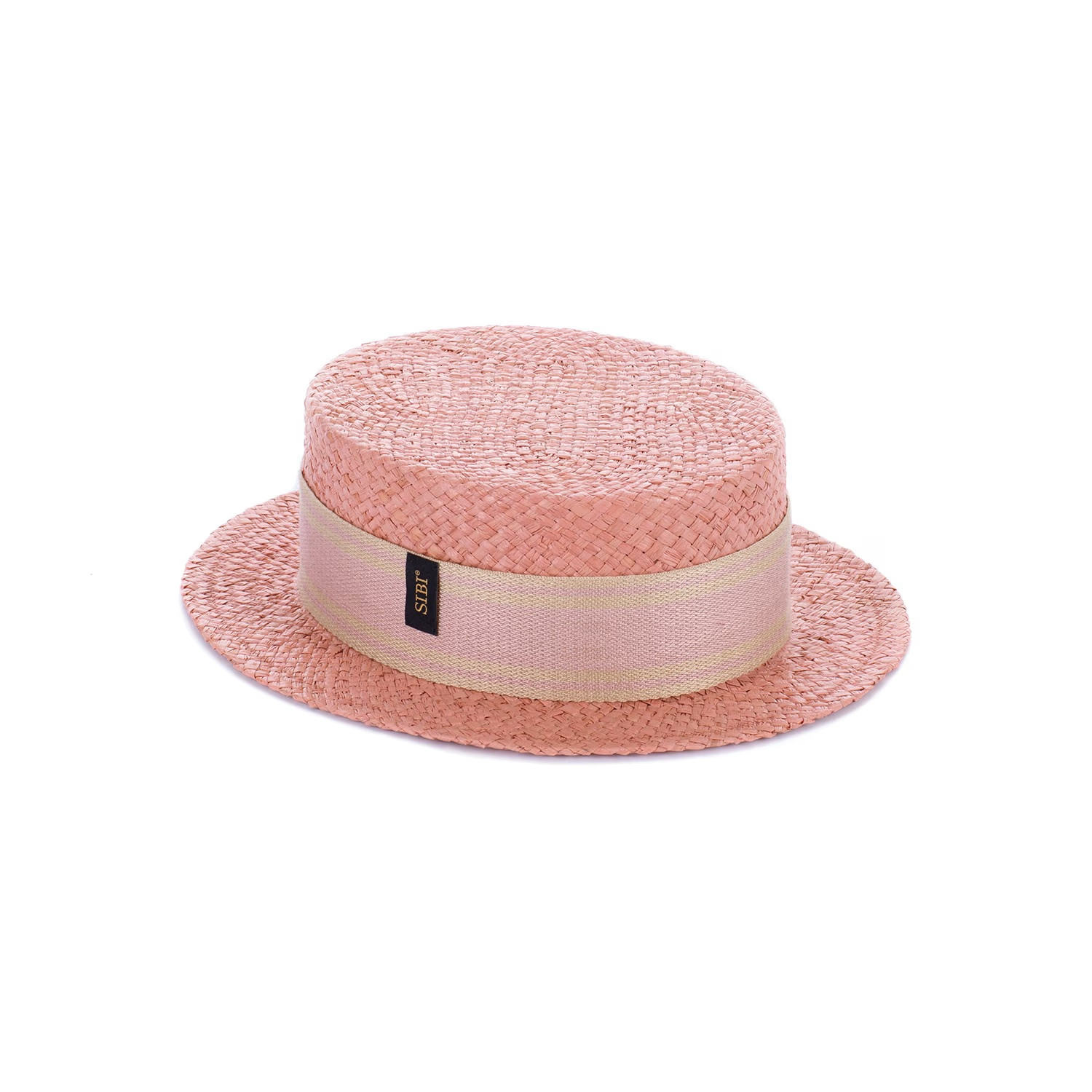 Funtastic - Pink Straw Boater Hat | Wolf & Badger (US)