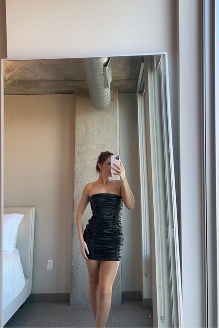 Las Vegas outfits
Clubbing outfit
Concert outfit
Going out
Little black dress
Strapless dress
Leather dress
Bachelorette outfit
Miami outfits

#LTKstyletip