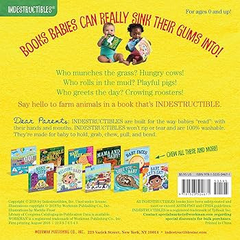 Indestructibles: Hello, Farm!: Chew Proof · Rip Proof · Nontoxic · 100% Washable (Book for Bab... | Amazon (US)