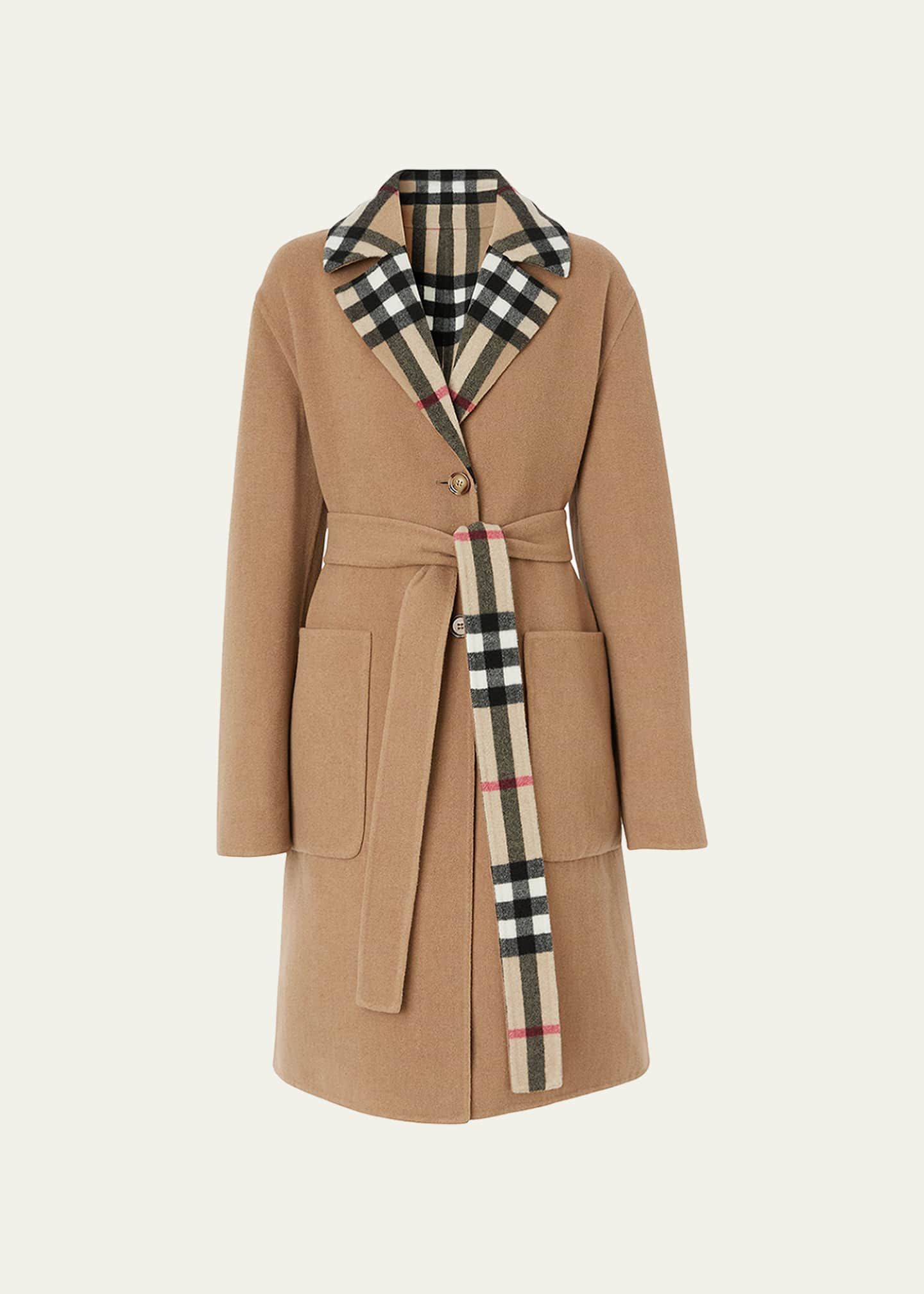 Burberry Dorea Belted Reversible Coat | Bergdorf Goodman