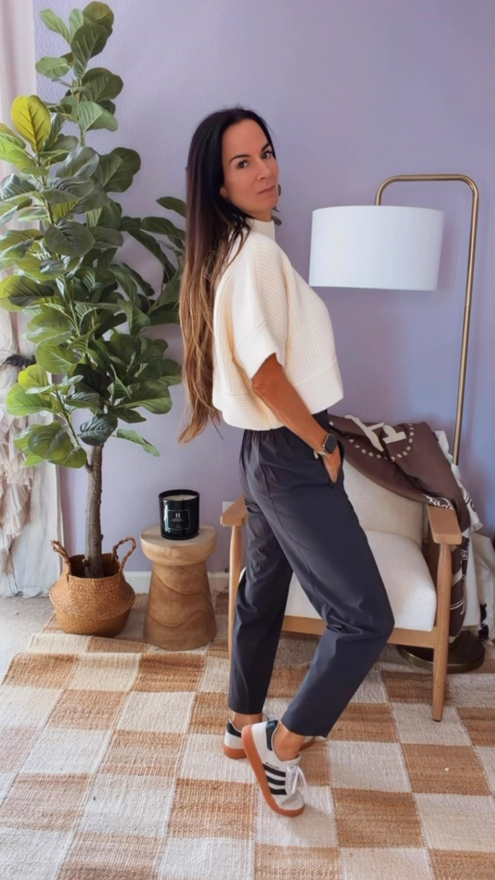Easy breezy… but make it chic 😏

These are officially my go-to pants. Errands? Coffee dates? Meetings? Happy hour? Yup — they do it ALL. Relaxed, flattering, stretchy in all the right places, and cute enough to dress up or down without even trying.

Styled sporty with sneakers, elevated with a sweater, or polished with accessories — these are on heavy rotation in my closet. Comfort + cool girl energy = sold.

Use code NICOLE15 at Ruti!
Wearing size 2 in pants and XS in tops 

#NicoleColeeStyle #EverydayChic #OOTDStyle #WardrobeStaples #CoolGirlVibes




#LTKworkwear #LTKstyletip #LTKSeasonal