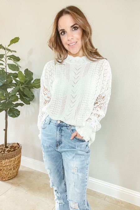 Fall crochet sweater! 🍂💖

#LTKunder100 #LTKSeasonal #LTKstyletip