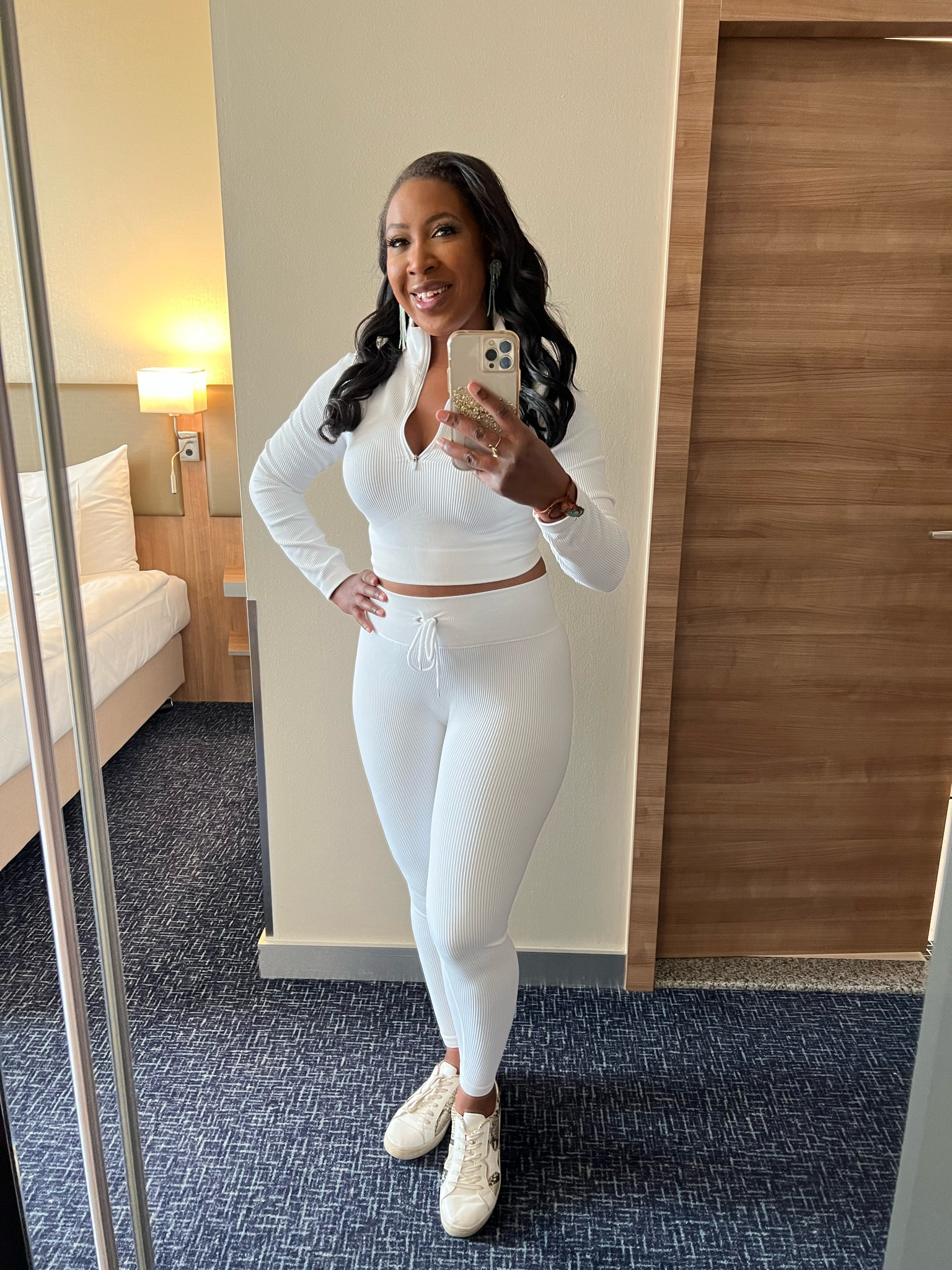 Travel Outfit Inspo!
Cute travel outfit, snacks, passport, suitcases. Let’s go!
Note: The actual outfit is unavailable, but I did find a cute option. 

#LTKstyletip #LTKFind #LTKunder50