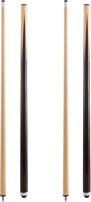 HMQQ Pool Cue Sticks – 42"/48"/58" Billiard Cues with 13mm Leather Tip – 17oz/18oz Standard o... | Amazon (US)