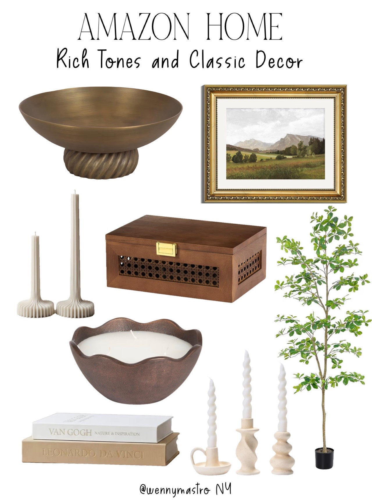 Warm woods, antiqued brass, and timeless details. Adding a little traditional charm to a neutral space makes it feel instantly cozy and curated.

#amazonhome #homestyling #neutralhome #transitionaldecor #warmminimalism

#LTKHome