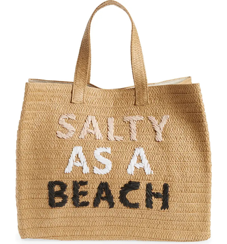 Salty as a Beach Straw Tote | Nordstrom