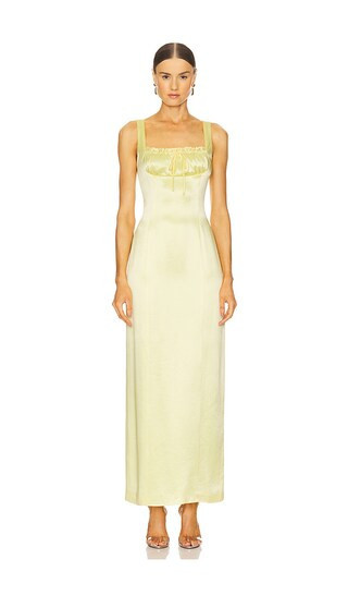 Line & Dot Limone Maxi Dress in Yellow. | Revolve Clothing (Global)