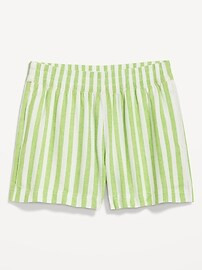 High-Waisted Linen-Blend Pull-On Shorts -- 3.5-inch inseam | Old Navy (US)