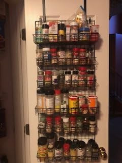 JKsmart 6-Tier Spice Rack Organizer with Door Hook, Wall Mounted & Over the Door Spice Racks for ... | Amazon (US)