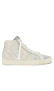 P448 Star High Top Sneaker in Silver & Lilac from Revolve.com | Revolve Clothing (Global)