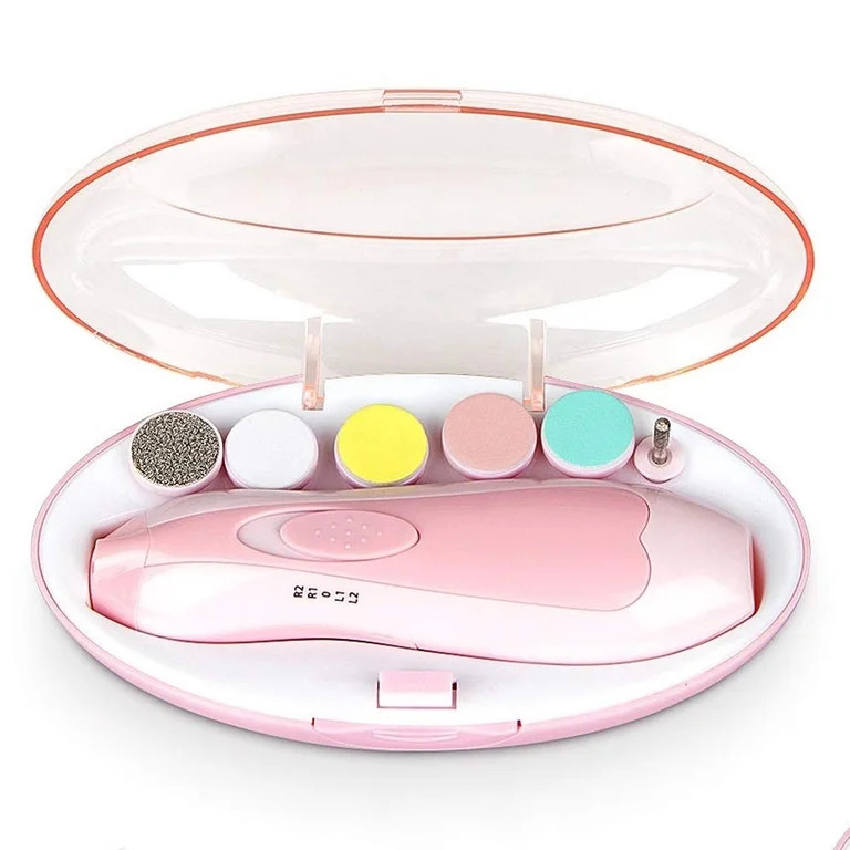 Electric Baby Nail Trimmer | Safe Newborn Toddler Nail File Clippers Kit for Triming and Polishin... | Walmart (US)