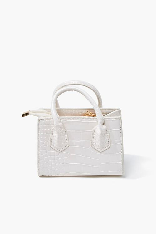 Faux Croc Leather Crossbody Bag | Forever 21 (US)